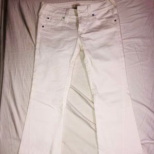 Bell Bottoms True Religion White low rise